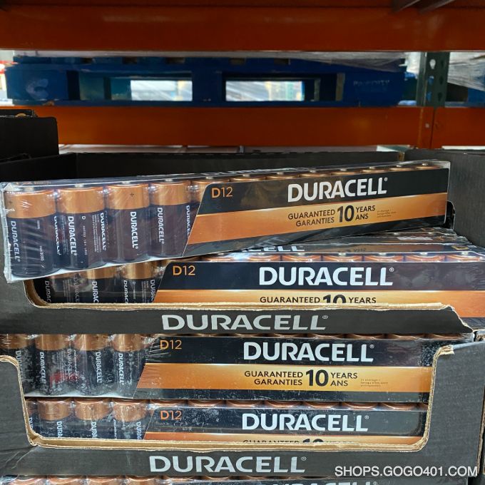 Duracell CopperTop D Batteries, 12-count