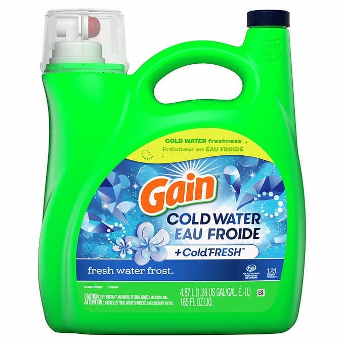 Gain Coldwater Liquid Laundry Detergent 121 washloads