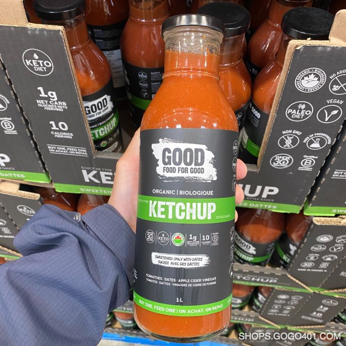 Good Food For Good Organic Ketchup 1L