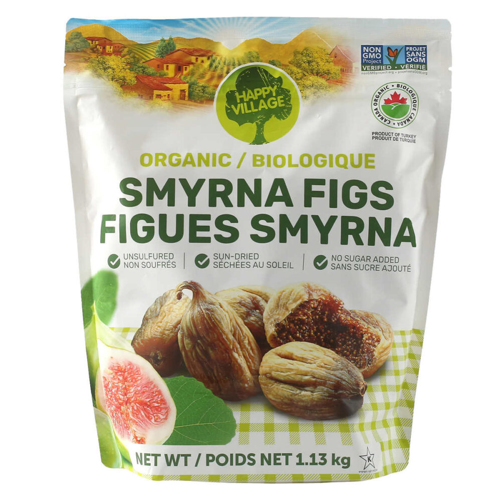 Happy Village Organic Smyrna Figs 1.13kg