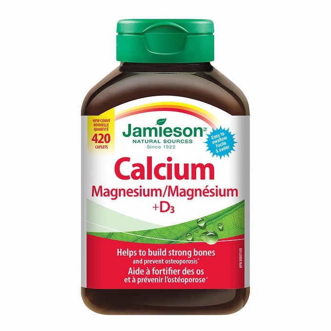 Jamieson Calcium and Magnesium with Vitamin D3 420 tablets