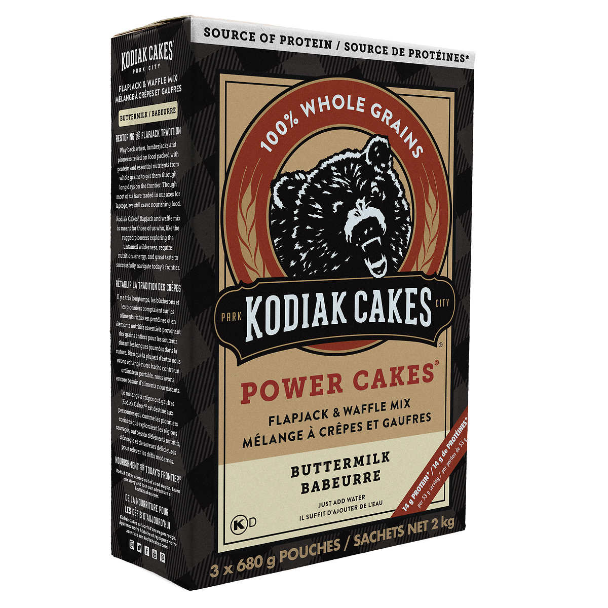 Kodiak Cakes Buttermilk Flapjack and Waffle Mix 2.04kg