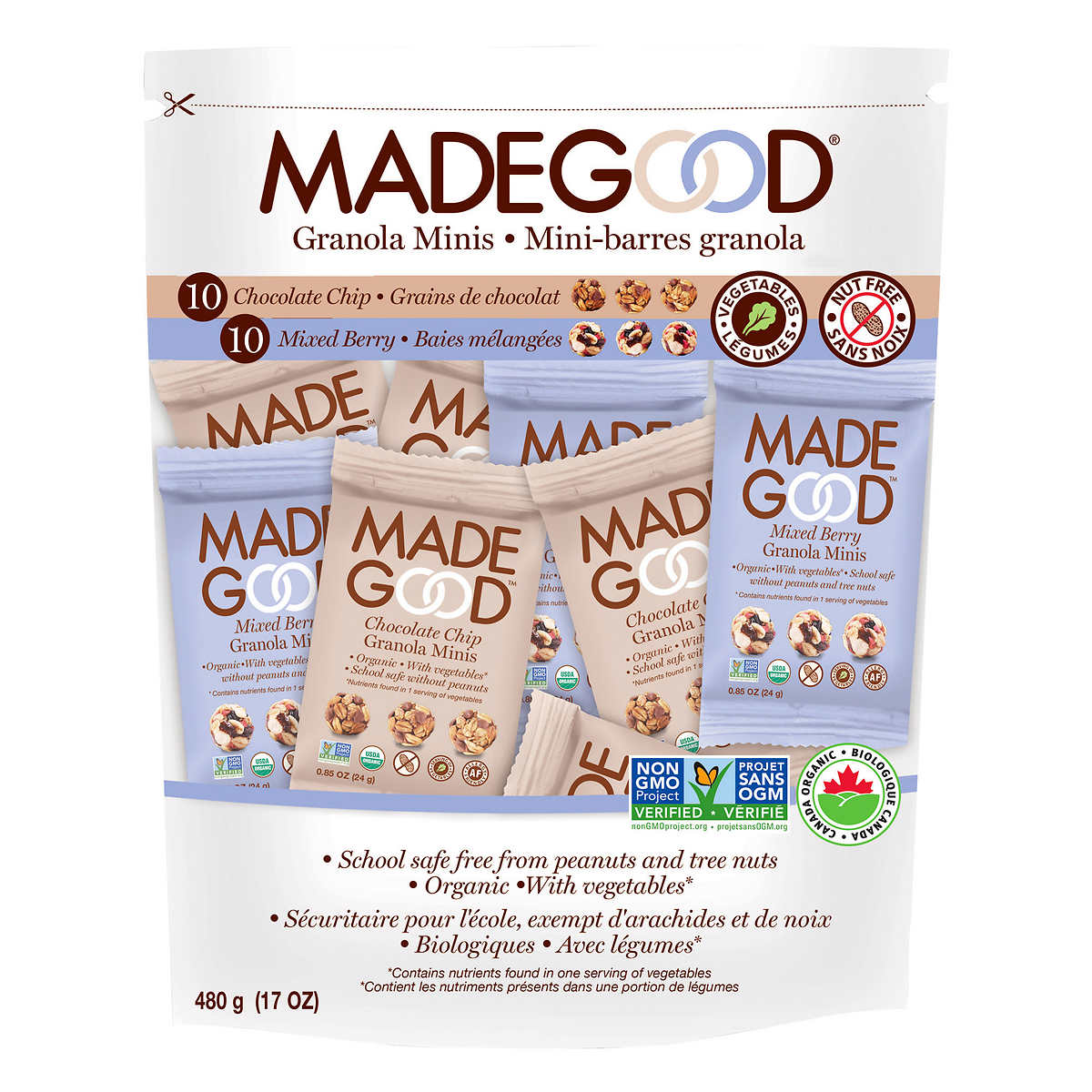 MadeGood Organic Granola Bites 20 x 24g