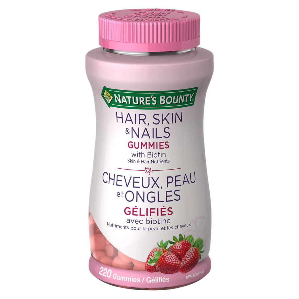 Nature's Bounty Hair Skin and Nails Supplement 220 gummies