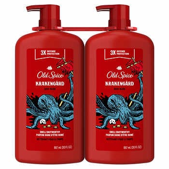 Old Spice Krakengard Men’s Body Wash 2 x 887ml