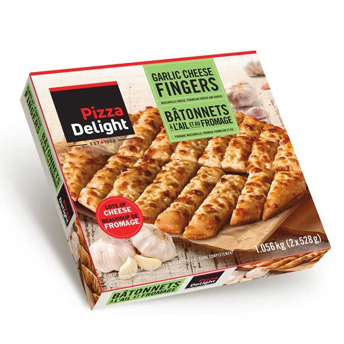 Pizza Delight Garlic Cheese Fingers 2 x 528g