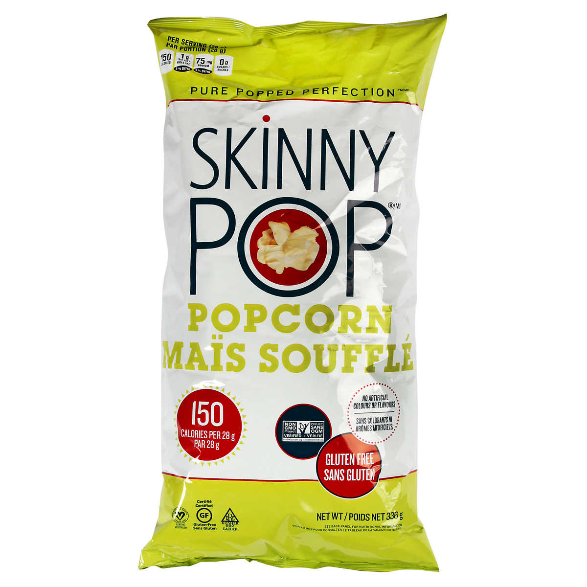 SkinnyPop Popcorn, 336 g