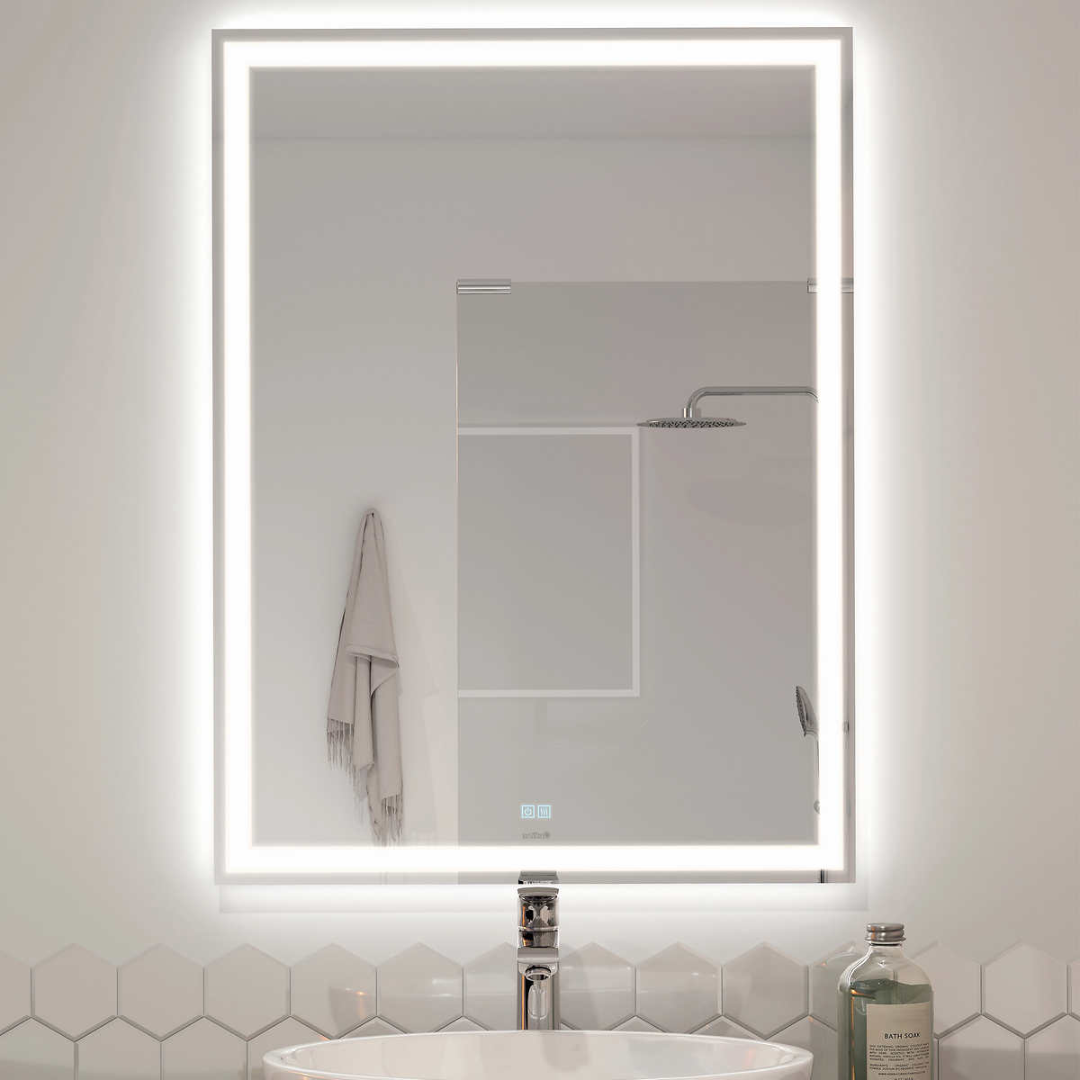Artika Aurea 24 in. x 32 in. LED Wall Mirror